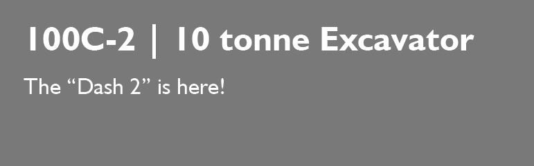 100C-2 - 10 Tonne Excavator