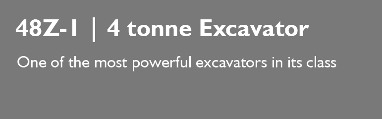 48Z-1 - 4 tonne excavator
