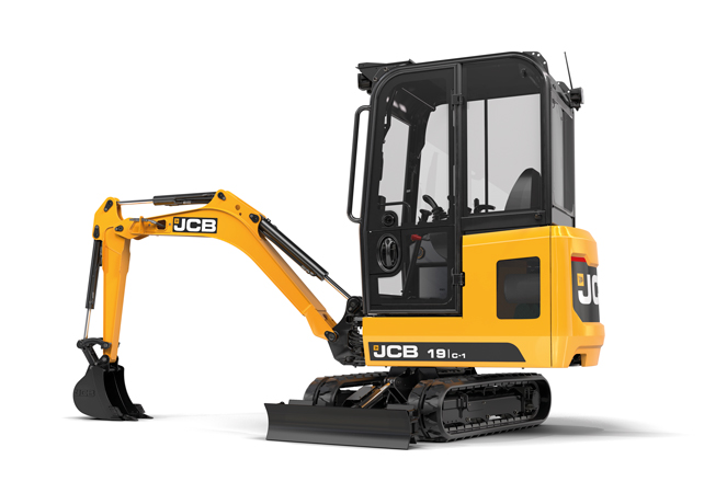 19C-1 Cab Mini Excavator Model