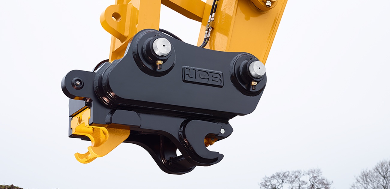 JCB hitch on a machine