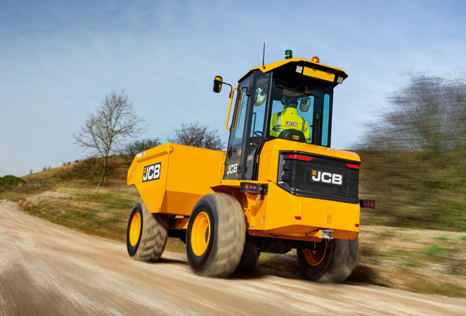 9T-2 Site Dumper driving along dirt road