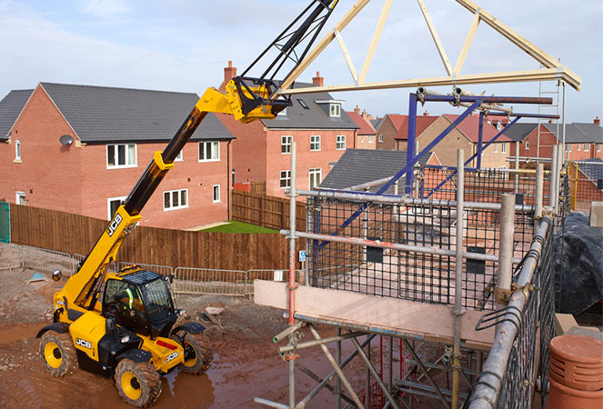 533-105 Telehandler lifting roof frame