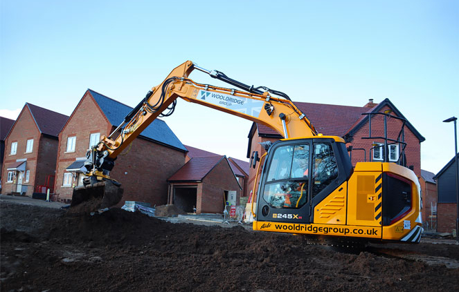 JCB 245XR Tracked Excavator signwritten for Wooldridge
